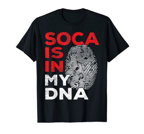 PRICES MAY VARY. Soca is in my DNA design for fans of Caribbean Soca music, Carnival, Jouvert, Calypso, and more. Make this your new Soca outfit or costume. Perfect for showing your love, support, and appreciation for Soca music. Wear to festivals, concerts, and fetes. Soca gift for lovers of Caribbean culture: Trinidad and Tobago, Grenada, St. Lucia, St. Vincent, Barbados, Martinique, Dominica, Antigua, Haiti, Bahamas, Guyana, Belize, Virgin Islands. Support your favorite Caribbean island and c Soca Outfit, Soca Music, Caribbean Music, Dna Design, Caribbean Culture, Caribbean Island, St Vincent, Virgin Islands, St Lucia