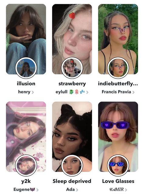 Filter Names Snapchat, Snapchat Faces, Snapchat Filters Selfie, Selfie Tips, Snap Filters, Vintage Photo Editing, Clever Captions For Instagram, Snap Streak Ideas Easy, Insta Filters
