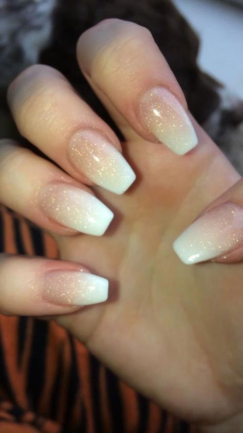 French Fade Nails, Faded Nails, Baby Boomers Nails, French Fade, Ombre Acrylic, Acrylic Coffin Nails, Unghie Nail Art, Ombre Acrylic Nails, White Acrylic Nails