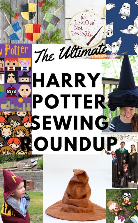 Harry Potter Sewing, Easy Kids Sewing Projects, Boy Sewing Projects, Star Wars Sewing, Harry Potter Ideas, Harry Potter Hat, Fleece Sewing Projects, Harry Potter Dolls, Halloween Sewing Projects