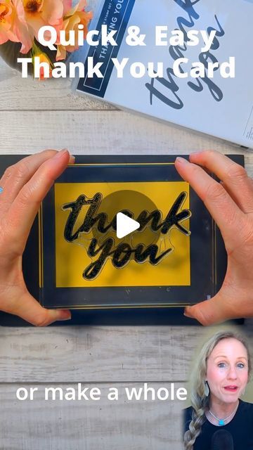 Juli Baca - Paper Craft Teacher on Instagram: "Learn how to create thank you cards in no time! I have three different options to show you in my full video. These are simple enough for beginners and quick enough to make a bunch of cards for a gift or to keep on hand for when you need them.

Get the measurements on my website.  I'm happy to share the link.  My email subscribers get the project sheet on Friday, June 28, 2024, after that it goes to my tutorial store.

#simplestamping #stamping #rubberstamping #greetingcards #cards #cardmaking #cardmakingideas #thankyoucards #papercrafts #handmadecards #stampinup #stampinupdemonstrator #cardmakersofinstagram" Thank You Card Ideas, Card Tricks, 10k Views, Card Making Techniques, Card Layout, Card Sketches, Paper Crafts Cards, Card Maker, I'm Happy