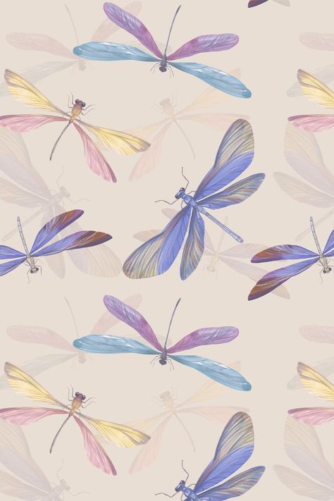 Scrapbooking, cards, wallpaper, print, print, wrapping paper. Bright dragonflies illustration; dragonfly; seamless; pattern; butterfly; watercolor; painting; romantic; hand drawn; color; decorative; ornament; wildlife; abstract; hand; retro; textile; nature; summer; animal; design; vintage; background; drawing; insect; print; art; blue; fly; graphic; beautiful; sketch; style; fashion; fabric Butterfly Watercolor Painting, Colorful Insects, Cards Wallpaper, Blue Fly, Painting Romantic, Print Wrapping Paper, Wallpaper Print, Insect Print, Scrapbooking Cards