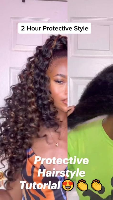 4c Natural Hairstyles Crochet, Hairstyle Ideas With Braiding Hair, Hair Styles Using Braiding Hair, Cool Protective Hairstyles, Easy Cheap Hairstyles Black Women, Natural Curly Hairstyles For Black Women Half Up Half Down, Crotecht Hairstyles, Easy At Home Hairstyles For Black Women, Cheap Easy Hairstyles For Black Women