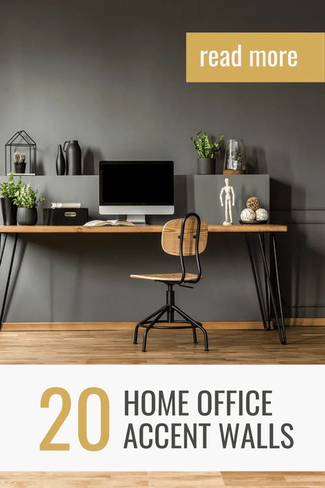 Looking for a way an easy way too more color or character to your home office space? Try one of these gorgeous office accent wall ideas. Office Accent Wall, Wooden Quotes, Accent Wall Ideas, Wood Accent Wall, Home Office Space, Pretty Lights, Wall Ideas, Led Neon Signs, Led Neon