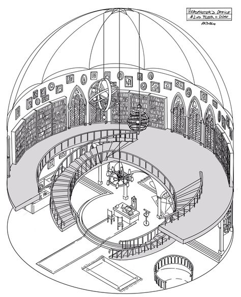 Castle Window Minecraft, Fantasy Castle Layout, Minecraft Ice Castle Blueprints, Library Blueprints, Headmaster Office, Hogwarts Blueprints, Minecraft Palace Blueprints, Minecraft Ballroom, Manor Layout