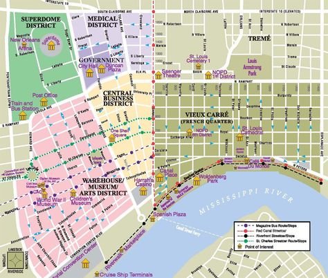 Vacationing in the Big Easy: The French Quarter | The Ginger Penny Pincher French Quarter Map, New Orleans Map, Nola Trip, Downtown New Orleans, New Orleans Vacation, New Orleans Trip, Warehouse District, New Orleans French Quarter, Penny Pincher