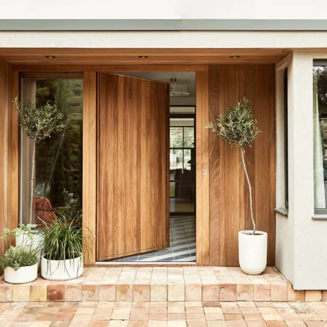 Contemporary front doors