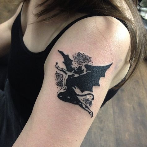 Black Sabbath Angel Tattoo by Medusa Lou Tattoo Artist - medusaloux@outlook.com Black Sabbath Tattoo, Acab Tattoo, Fallen Angel Tattoo, Traditional Black Tattoo, Fan Tattoo, Devil Tattoo, Bat Tattoo, Tattoo Pen, Dope Tattoos For Women