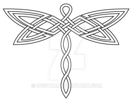 Glic le sionnach by Illahie on DeviantArt Tattoo Nick, Fairies Wings, Celtic Dragonfly, Dragonfly Tattoos, Dragonfly Images, Dragonfly Drawing, Celtic Quilt, Dragon Flys, Dragonfly Tattoo Design