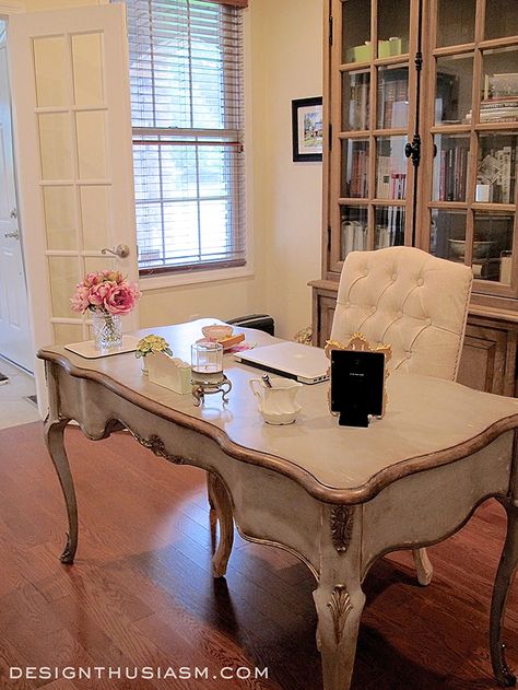 Second Room Reveal ~ A French Country Study French Country Decorating Living Room, Country Study, French Country Living, French Country Home, French Country Living Room, French Style Furniture, Country Living Room, French Home Decor, Country Style Homes