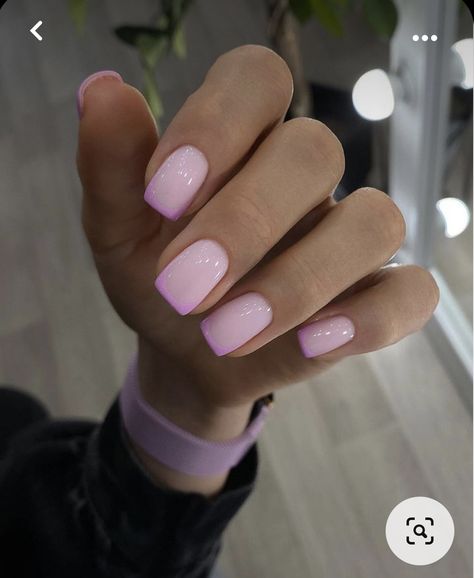 Summer French Nails, Hot Nail Designs, Her Nails, French Nail Designs, White Nail, Trendy Nail Design, Popular Nails, Hot Nails, Square Nails