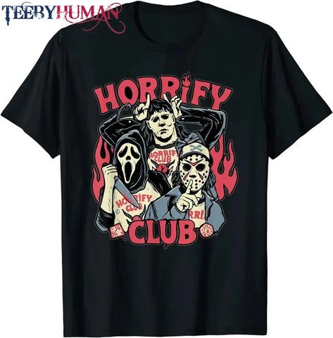 Horrify Club Hell Club Funny Halloween Costume T-Shirt Unisex Tee Classic Hoodie Sweatshirt Check more at https://teebyhuman.com/product/horrify-club-hell-club-funny-halloween-costume-t-shirt-unisex-tee-classic-hoodie-sweatshirt/ Funny Halloween Costume, T Shirt Costumes, Funny Halloween Costumes, Funny Halloween, Hoodie Sweatshirt, Halloween Costume, Halloween Costumes, Sweatshirts Hoodie, Mens Graphic Tshirt