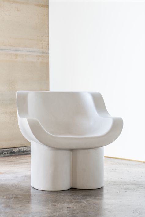 REYNOLD RODRIGUEZ  JIMAGUAS, 2021 Polished gypsum plaster H. 71.1 x W. 71.1 x D. 71.1 cm Salon Chairs, Light Sculpture, Salvaged Wood, Last Dance, Google Lens, Large Table, Settee, Handmade Furniture, Interior Spaces