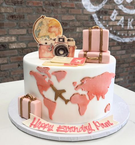 Text/Call the bakery for more info 201-391-6300 or email Sales@ALittleCake.com . . . #bakery #Cake #customcakes #ALittleCake #birthdaycake #travelcake . . . . . . . . #CakeArtistry #ParkRidgenj #bergencountynj #hillsdalenj #Rocklandcountyny #pearlriverny #montvalenj #NewCityny #FranklinLakes #Passaiccountynj #Cliftonnj #Ridgewoodnj #nyackny #westwoodnj #Morriscounty #waynenj #pearlriverny Company Cake, Retirement Theme Cake, 30th Birthday Cake For Women, Map Cake, 30 Cake, Travel Cake, 30 Birthday Cake, Modern Cakes, Cake Blog