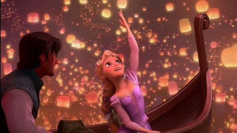 Rapunzel, Tangled, Lanterns, Laptop, Wallpapers, Disney