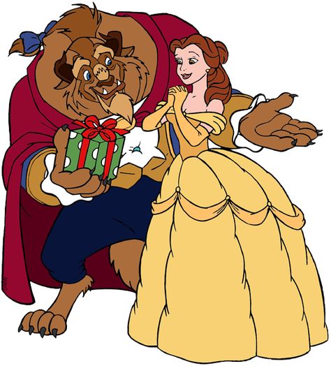 Beauty And The Beast Snow Scene, Beauty And Beast Christmas, Christmas Beauty And The Beast, Clip Art Disney, Disney Clip Art, Outdoor Christmas Diy, Beauty And Beast, Belle And Beast, Christmas Clip Art