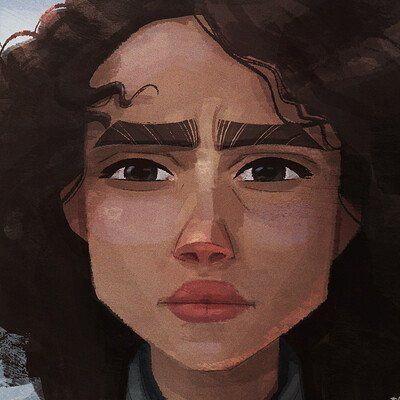 Stylized hand-painted portrait of Missandei from Naath, showcasing intricate details and vibrant colors for art lovers. Modern Portrait, Captivating Art, Modern Portraits, Contemporary Portrait, Portrait Illustration, Custom Illustration, Disney Style, Unique Artwork, Special Person