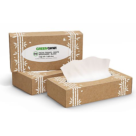 Greencane Paper 2 Ply Facial Tissues - 90 sheets. Natural Bathroom Accessories, Tan Accelerator, Natural Bathroom, Facial Tissues, Sun Lotion, Shaving Oil, Herbal Bath, Cotton Buds, Bathroom Cleaner