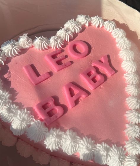 Leo Baby Cake, Leo Cake, Leo Szn, Baby Birthday Cake, Birthday Leo, Leo Energy, Leo Birthday, 27th Birthday, Birthday Inspo