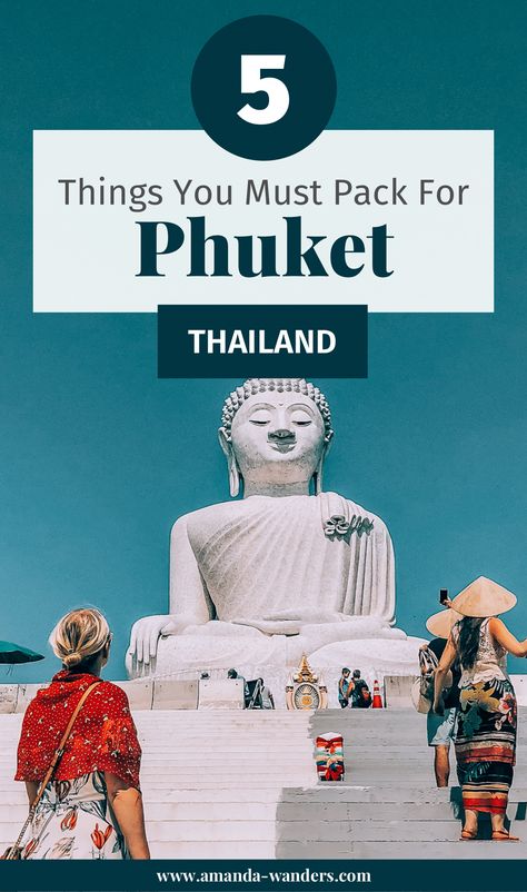 Phuket Packing List, Thailand Travel Clothes, Thailand Packing List, Phuket Thailand Travel, Thai Land, Thailand Packing, Beach List, Thailand Travel Destinations, Thailand Outfit