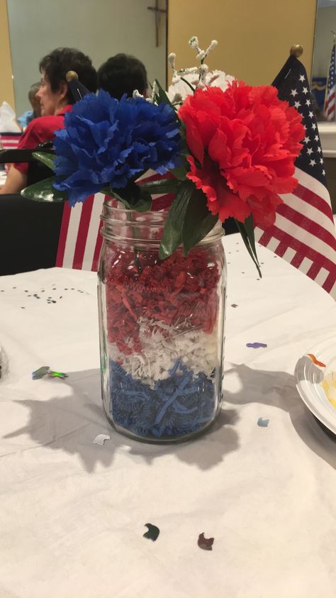 Air Force Table Centerpieces, Veterans Day Centerpieces, Eagle Scout Centerpieces, Ceremony Centerpieces, Eagle Ceremony, Eagle Scout Ceremony, Veterans Day Activities, Memory Table, Flower Vase Arrangements