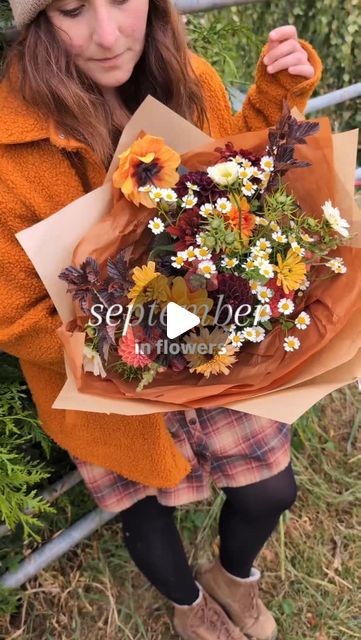 Laurenne Hopkins - Farmer Florist on Instagram: "September was magic 🥹😍🩷 I can't bear for our dahlias to be over, hoping they'll all hang on a little longer before frost hits. 

I've got one small wedding this week then a week off to recharge before a busy few weeks later this month - conflicted between being super ready for a break and knowing I miss it terribly when I'm not super busy with flowers every day 🩷

Quieter weeks just get my mind whirring though, shifting into planning mode for Christmas and 2025 now and I'm absolutely bursting with ideas 😍 I clearly don't relax well 🤣🤣

L x" Farmer Florist, Autumn Arrangements, Super Busy, Excuse Me, Small Wedding, My Mind, 3 Months, Get One, Farmer