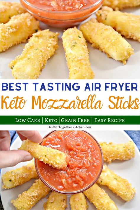 Keto Fried Cheese Sticks, Keto Cheese Sticks Air Fryer, Keto Mozzarella Sticks Air Fryer, Keto Fried Cheese, Keto Mozzarella Sticks, Air Fryer Mozzarella Sticks, Air Fryer Mozzarella, Air Fryer Keto, Air Fryer Recipes Keto