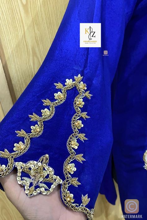 Light Embroidery Designs For Blouse, Light Embroidery Designs For Suits, Skirt Palazzo, Punjabi Suits Designer Boutique, Embroidery Fashion Detail, Latest Blouse Designs Pattern, Hand Work Design, Embroidery Store, Velvet Dress Designs