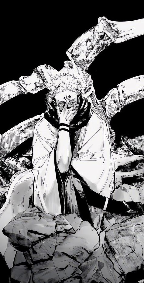 King Reference, Sukuna Jujutsu, Abstract Art Wallpaper, Wallpaper Animes, Anime Wallpaper Phone, Edgy Wallpaper, Cool Anime Wallpapers, Anime Artwork Wallpaper, Anime Character Drawing