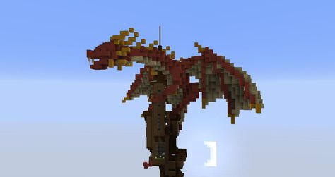 🌿 PearlescentMoon on Twitter: "A few days ago @GrianMC asked for help in learning how to make a dragon for his Hermitcraft series (his house pictured) with this palette. I built this dragon by hand in about 1h 15m. It was quite a nice challenge! I don't usually build this small...🐉 https://t.co/IooDkuMqvg" / Twitter Minecraft Dragon Build, Minecraft Ideas To Build, Minecraft Magic, Minecraft Dragon, Minecraft Build Ideas, Minecraft Statues, Moth Illustration, Make A Dragon, Minecraft Castle