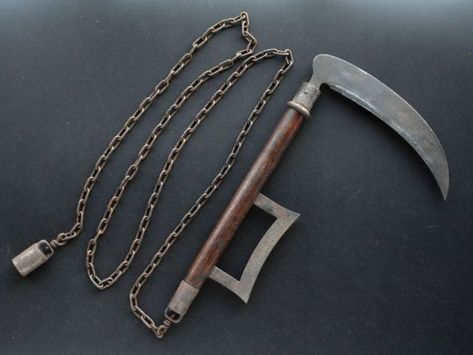 Kyle Buck - Kusarigama Chain Scythe, Arte Ninja, Arte Alien, Shadow Warrior, Japanese Warrior, A Black, Milan, Japan, Chain