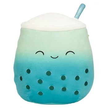 Sevda | Squishmallows Wiki | Fandom Blue Cartoon Character, Cute Squishmallows, Squish Mallow, Squish Mellow, Squish Mallows, Boba Drink, Pillow Pals, Cute Squishies, Kawaii Faces