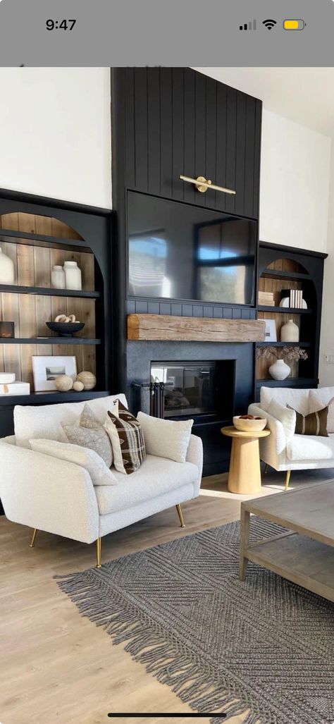 New Homes 2023, Luxury Apt, Tv Fireplace, Wednesday Friends, Fireplace Remodel, Room Black, Home Fireplace, Beach Condo, Family Rooms