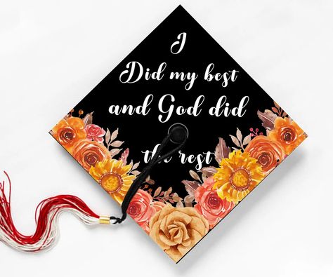 Are you looking for a perfect graduation cap to fit your graduation day? We got it for you. This listing is for a unique graduation cap design that has 9.5x9.5 and is Easily adhered to a standard-sized graduation hat. We can personalize if requested but please send a message first. Grab this now at: https://www.etsy.com/listing/1000881034 You can also visit our Etsy store for more designs: https://www.etsy.com/shop/ModernDigitalDesigns?#graduationcap #classof2023 #trending #moderndigitaldesign Graduation Cap Toppers, Graduation Cap Designs, Graduation Quotes, Graduation Hat, Cap Designs, Grad Cap, Graduation Day, Grad Gifts, Graduation Cap