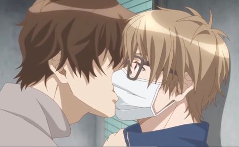 Kissing during the pandemic be like. I love both Kunieda Kei and Tsuzuki Ushio #first #kiss Yes No Or Maybe, Sanrio Danshi, Yuri Manga, Manga List, Dark Soul, Anime Poses Reference, Anime Poses, Series Movies, Anime Movies