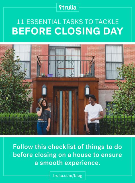 Almost ready to close on a new house? Follow these steps to make sure everything goes smoothly with buying a home. Closing On House, Closing On A House, House Closing, House Buying, Buying First Home, Closing Day, Real Estate Articles, Buying Your First Home, Buying A Home