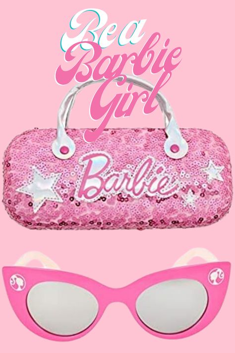 Barbie brings you stylish and cute sunglasses. #BarbieTheMovie #barbie #pinkbarbie Barbie Sunglasses, Carnival Birthday Party Theme, Carnival Birthday Parties, Cute Sunglasses, Carnival Birthday, Barbie Party, Barbie Girl, Photography Studio, Hard Case