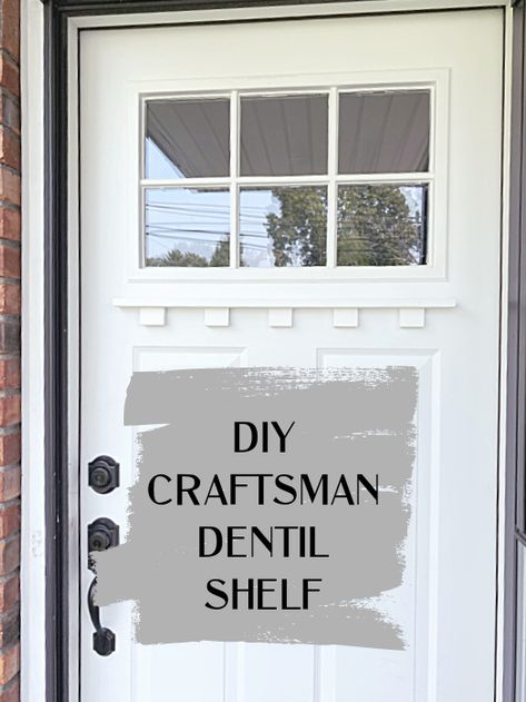 New Upcycled Projects to Make 596 - Funky Junk Interiors Painted Craftsman Front Door, Diy Door Upcycle, Diy Door Makeover Farmhouse, Craftsman Front Dor, Diy Craftsman Door, Dyi Doors And Trim Paint Infoor, Craftsman Exterior Door, Door Remodel, Craftsman Front Door