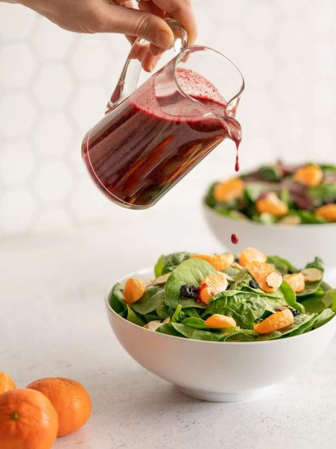 We're gearing up for a beautiful 🌞 holiday weekend, and what better way to celebrate than with a delicious summer salad! Our Wild Blueberry Balsamic Salad Dressing 🥗 is the perfect addition to any cookout spread. It's super simple to whip up and is sure to impress the masses! Click for the recipe! #fruit #berry #wildblueberries #berries #blueberry #antioxidant #salad #dressing #memorialday #holidayweekend #summer #barbeque #balsamic #memorialdayweekend #cookout Antioxidant Salad, Balsamic Salad Dressing, Blueberry Balsamic, Balsamic Salad, Salad With Balsamic Dressing, Fruit Benefits, Wild Blueberries, Keeping Room, Frozen Fruit