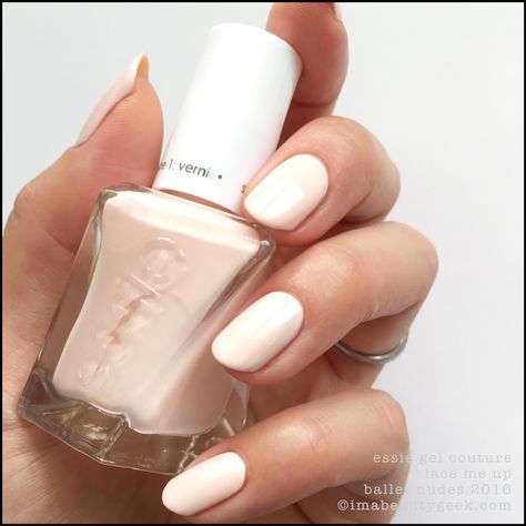 Essie Polish, Essie Gel Couture, Nagellack Trends, Polish Nails, Gel Couture, Essie Gel, Essie Nail, Ballet Slippers, Cute Nail Designs