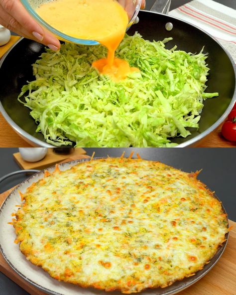 This savory cabbage and mozzarella skillet bake is a delightful dish that’s both comforting and nutritious. Packed with tender cabbage, flavorful spices, and topped with melted mozzarella, this recipe is ... Read more Melting Cabbage Recipe, Savory Cabbage Pancakes, Cabbage Omelet Recipe, Egg And Cabbage Recipes, Savory Cabbage Recipes, Cabbage Mushroom Recipes, Baked Cabbage Recipe, Cabbage Cakes Recipe, Cabbage And Eggs Breakfast