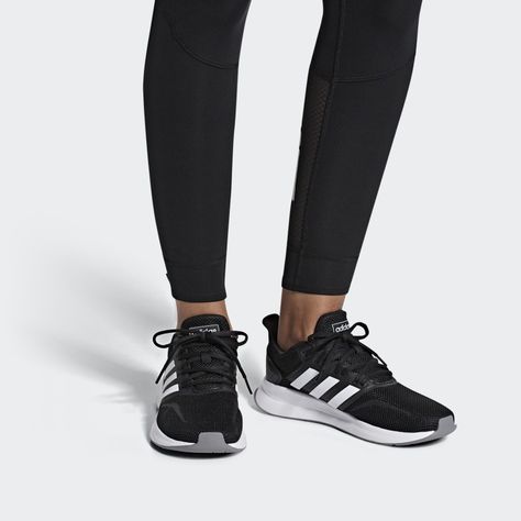 Runfalcon Shoes Core Black / Cloud White / Grey Three F36218 Trainers Adidas, Adidas Store, Adidas Response, Lightweight Running Shoes, Adidas Shoes Women, Adidas Neo, Heel Caps, Adidas Running, Adidas Gazelle Sneaker