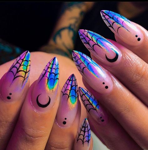 Gengar Nails, Pokemon Nails, Anime Nails, Edgy Nails, Nail Stuff, Nail Inspiration, Nails Inspiration, Nail Inspo, Art Ideas