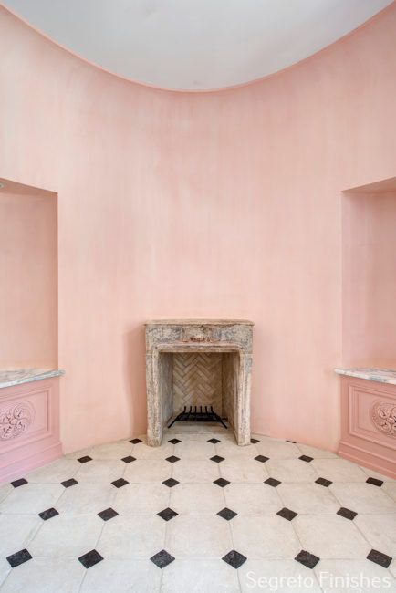 Segreto Secrets Blog! Lime Washing has so Many Applications! Lime Wash Walls, Limewash Walls, Brick Accent Walls, Lime Wash, Lime Paint, Washing Walls, Brick And Stone, Wall Ideas, Pink Walls