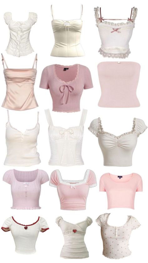 Coquette Tops Aesthetic, Pink Clothes, Cute Everyday Outfits, Pink Outfits, Really Cute Outfits, Cute Simple Outfits, Outfit Inspo Fall, Girly Outfits, Teen Fashion Outfits