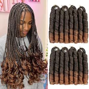 French Curls Box Braids, Half Hairdo, Curled Box Braids, Curly Braiding Hair, French Curls, Brown French, Hair Black Women, Black Women Hair, French Curl