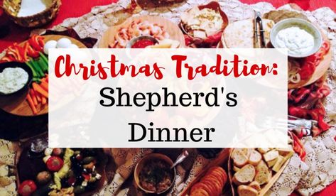 Shepherd's Dinner Christmas Tradition Christmas Crockpot, Charcuterie Trays, Church Christmas Party, Traditional Christmas Dinner, Christmas Devotional, Dinner Christmas, Christmas Lesson, Christ Centered Christmas, Festive Dinner