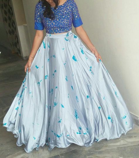 Croptop  Tie nd dye lehenga Dye Lehenga, Anarkali Patterns, Desi Beauty, Anarkali, Lehenga, Desi, Crop Top, Dye, Crop Tops