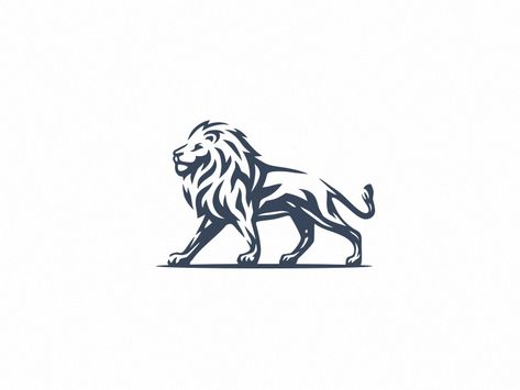 Lion Logo Design, Lion Icon, Logo Lion, Geometric Lion, Gfx Design, Lion Head Tattoos, Lion Artwork, Lion Illustration, Lion Drawing