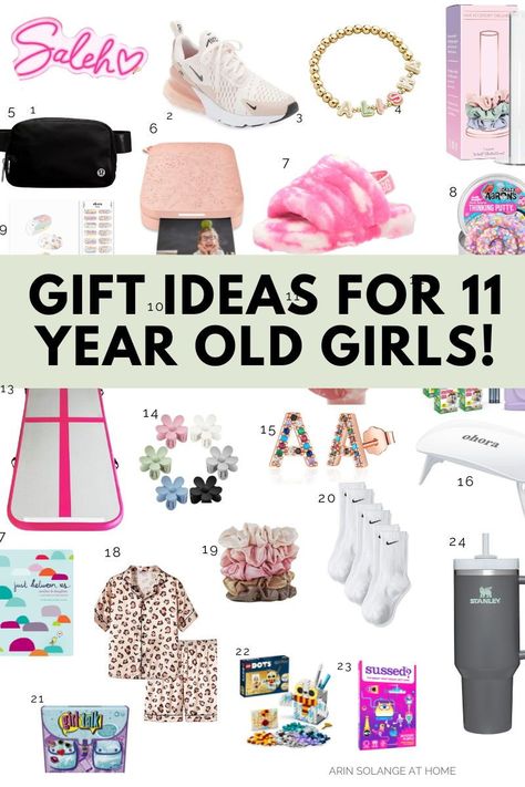 Here are the best gift ideas for an 11 year old girl! Perfect gifts for the tween in your life. She will love these gifts for birthday or Christmas! Gifts For Ten Year Old Girl, Christmas Gift Ideas For 11 Year Girl, Birthday Gifts For 11 Year Girl, Christmas Gifts For 10 Year Girl, Gift Ideas For 11 Year Girl, Gift Ideas For 12 Year Girl, Christmas Gifts For 11 Yr Girl, Birthday Ideas For 11 Year Girl, Gifts For 11 Year Girl